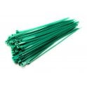 Green Cable Ties Zip Straps 2.5.0mmx160mm x100