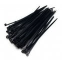 Black Cable Ties Zip Straps 3.6mmx300mm x50