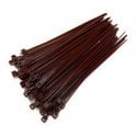 Brown Cable Ties Zip Straps 4.8mmx200mm x50