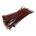 Brown Cable Ties Zip Straps 4.8mmx300mm x100