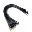 Black Cable Ties Zip Straps 4.8mmx450mm x50