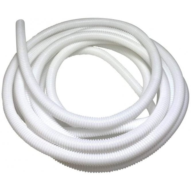  White Split Corrugated Conduit – Flexible Cable Tidy Tube