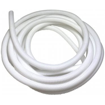 On1shelf® White Split Corrugated Conduit – Flexible Cable Tidy Tube