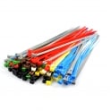Brown Releasable cable ties 7.2mmx300mm, 10 pieces