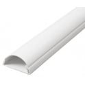 White 30x15 TV Cable Cover Wire Hide Trunking 25cm x1