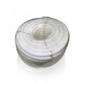PE White Corrugated Conduit  Flexi Pipe Tube Split 6.2mm -  100m