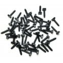 Masonry Cable Tie Mount Plug 8.1x38.1mm Black, 50pcs