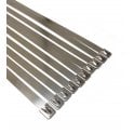 10x STAINLESS STEEL CABLE TIES THERMAL HEAT WRAP 12.0x300mm