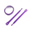VELCRO® Brand ONE-WRAP® CABLE TIES Purple 20mmx200mm 10 Pieces