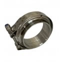 W4 V-Band Clamp Set Heavy Duty Clamp Kit Flange Set 2 join Exhaust Pipe 2.5'' with flanges (All Stainless)