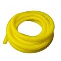 PE Yellow Corrugated Conduit  Flexi Pipe Tube Split 10mm - 2m