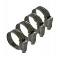 W4 Stainless Steel British Type Hose Clamp 9-12mm x1