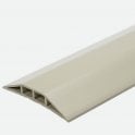 PVC Cable Protector 17mm Thickness with Two Separate Internal Channels 100mm x 3m Grey