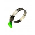 W4 Stainless Steel Butterfly Wing (PVC) Domestic Type Hose Pipe Clips 6-12mm (8mm Bandwidth) x1