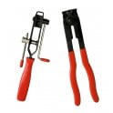 2pcs Auto Cv Joint Boot Clamps Pliers Car Banding Tools Kit Set