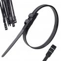 Double Locking - Cable Ties- Black- 9.0mmx260mm x100