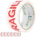 On1shelf® Tape FRAGILE 48mm Width 6 Rolls - 40mic