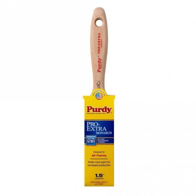 Purdy Pro Extra Monarch Stiff Bristle Synthetic Paint Brushes 1.5