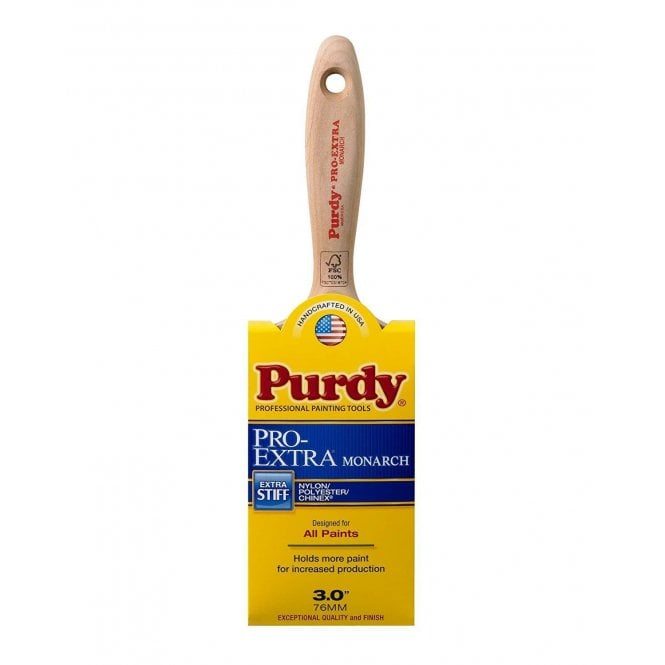 Purdy Pro Extra Monarch Stiff Bristle Synthetic Paint Brushes 3