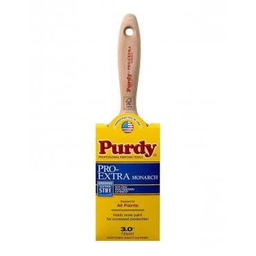 Purdy Pro Extra Monarch Stiff Bristle Synthetic Paint Brushes 3" (75mm)