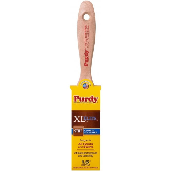 Purdy XL Elite Spring Stiff Bristle Synthetic Paint Brush 1.5