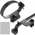 Holder - Cable Ties- Black- 8.0mmx155mm x100