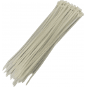 White Releasable cable ties 4.8mmx305mm, 50 pieces