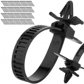 Boltza® Push Mount (Releasable) - Cable Ties- Black- 8.0mmx150mm x100