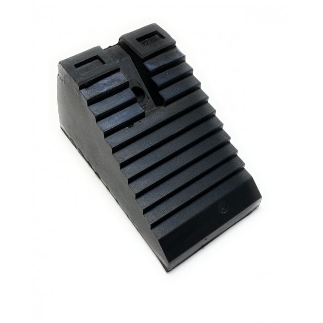 Rubber Wheel Chock Heavy Duty Blocks for Vehicles, Cars, Caravan, Trailer 1.3kg