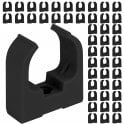 Boltza® Saddle Push-In Cable Clips Black 25mm 50pcs