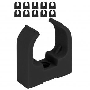 Boltza® Saddle Push-In Cable Clips Black 16mm 10pcs