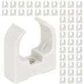 Boltza® Saddle Push-In Cable Clips White 16mm 50pcs