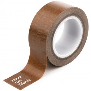 On1shelf® Self-Adhesive PTFE Tape ( TEFLON TAPE ) 25mm-10M ( 38mm CORE )-180mic