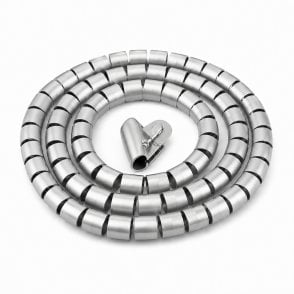 TR Cable 25mm cable spiral band Silver 2m