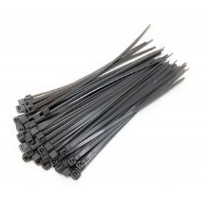 Silver Cable Ties Zip Straps 2.5mmx100mm x100