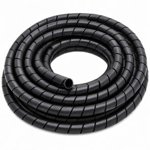 Cable-Core® 24mm cable spiral band Black 10m