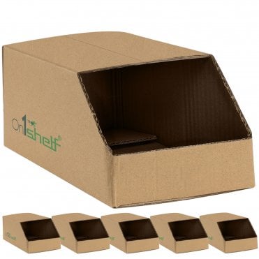 Stackable Ecological Cardboard Storage Bin Containers DW 05- 375(L)x210(W)x180(H)
