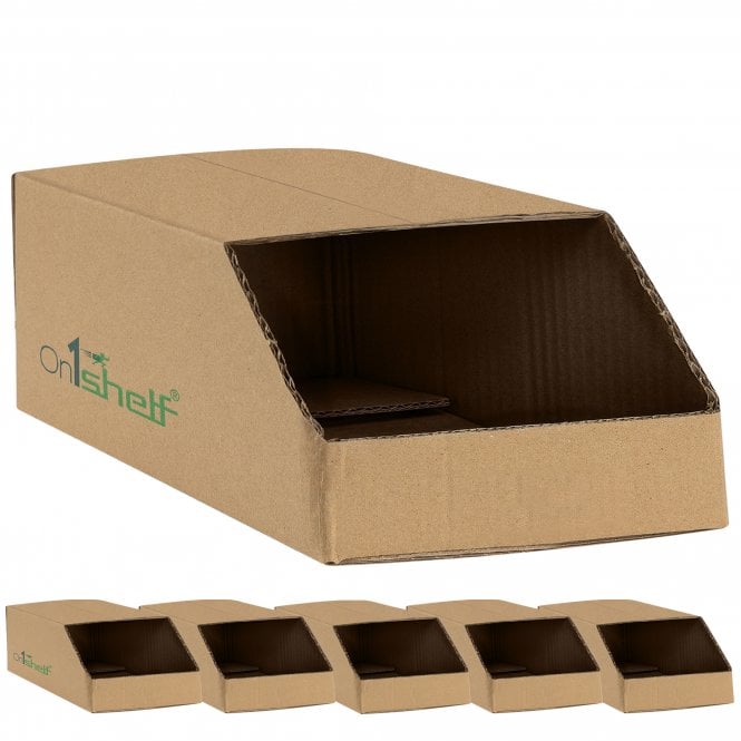 Stackable Ecological Cardboard Storage Bin Containers DW 08- 580(L)x350(W)x210(H)
