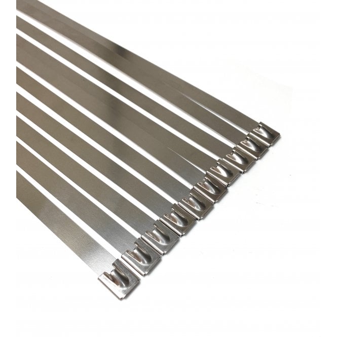 Stainless Steel SS304 Cable Ties - High Quality Metal- 12mm wide