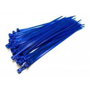 Blue Cable Ties Zip Straps 4.8mmx200mm x100