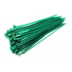 Green Cable Ties Zip Straps 4.8mmx200mm x100
