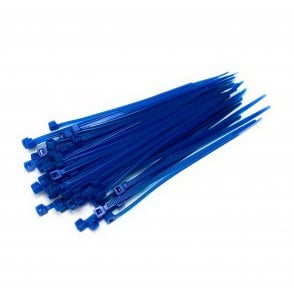 Blue Cable Ties Zip Straps 4.8mmx300mm x50