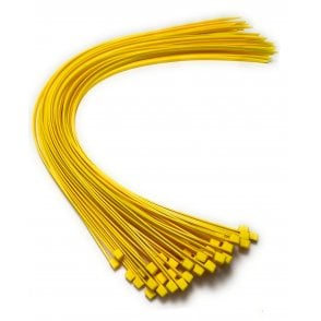 Yellow Cable Ties Zip Straps 4.8mmx450mm x50
