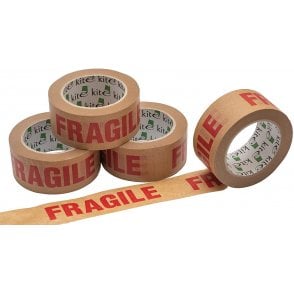 Paper Kraft tape  50mm x 50m, Fragile  1pcs