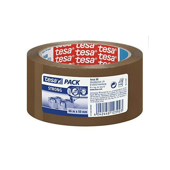 Strong PP Packaging Tape, Brown, 50mm x 66M