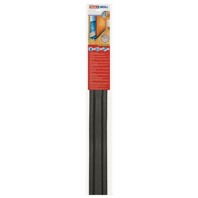 TesaMoll Foam Door Draught Excluder Insulation Strip Non Adhesive, insulation