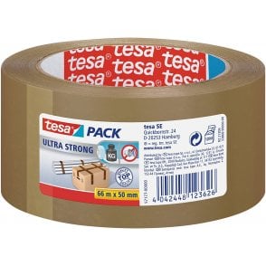 Ultra Strong PVC Packaging Tape, Brown, 50mm x 66M
