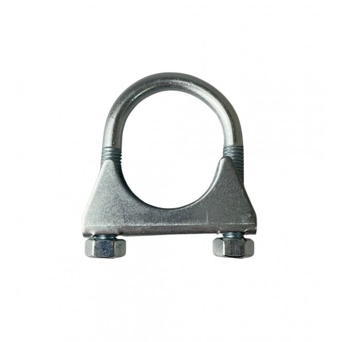 Universal Style U Bolt Clamp, Exhaust Heavy Duty Clamp with Nuts W1 Zinc Plated