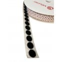 VELCRO® Brand 22mm Loop Coin Black PS14 25 Mtr Roll of 1000pcs ( Full Roll )