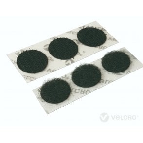 VELCRO® Brand 22mm Hook & Loop 100 x Coin Black PS14